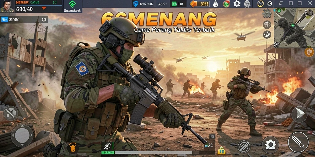 Tampilan aksi seru dalam gameplay 66MENANG.