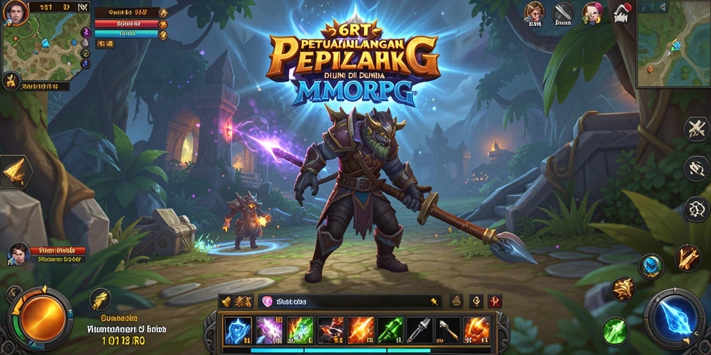 Tampilan gameplay menarik dari 6RT di dunia MMORPG.