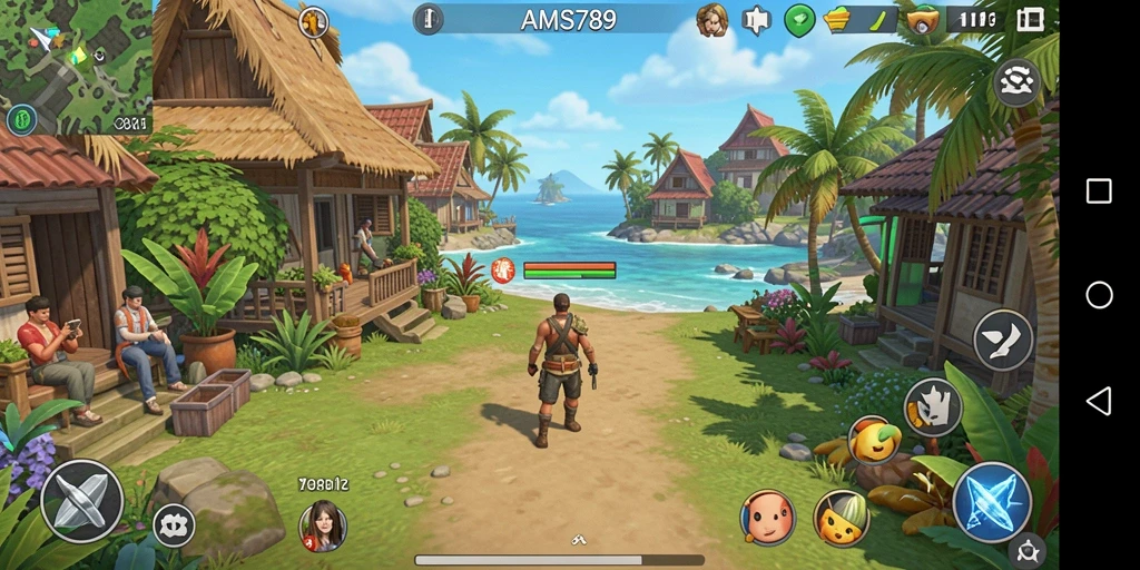 Screenshot gameplay AMS789 menampilkan aksi seru dan grafis menarik.
