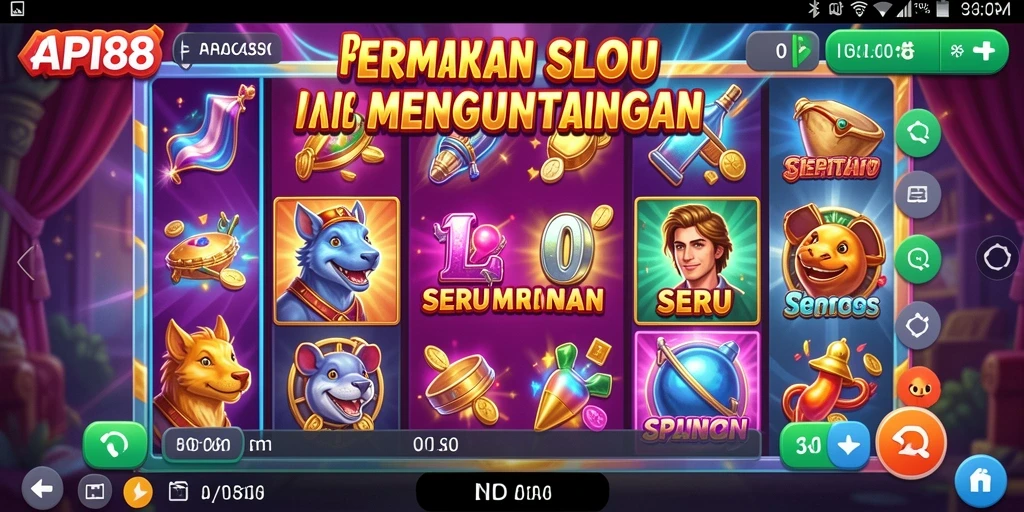 Screenshot utama API88 menampilkan gameplay Slot yang menarik dan interaktif.