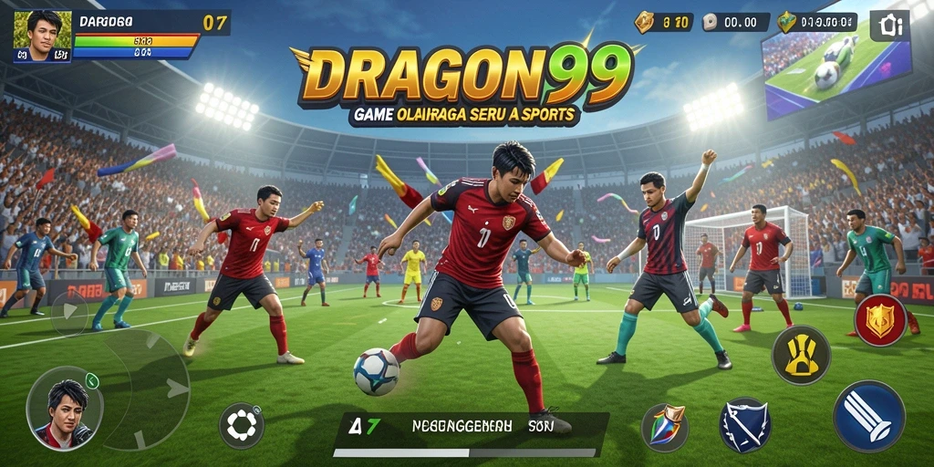 Screenshot gameplay DRAGON99 yang menampilkan aksi seru dalam olahraga.