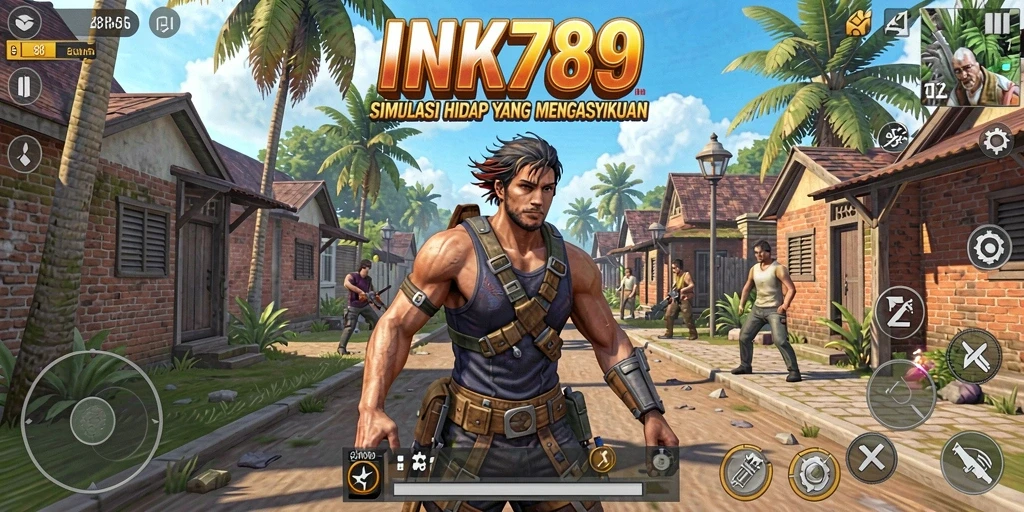 Tampilan gameplay INK789 dengan berbagai aktivitas simulasi yang menarik.