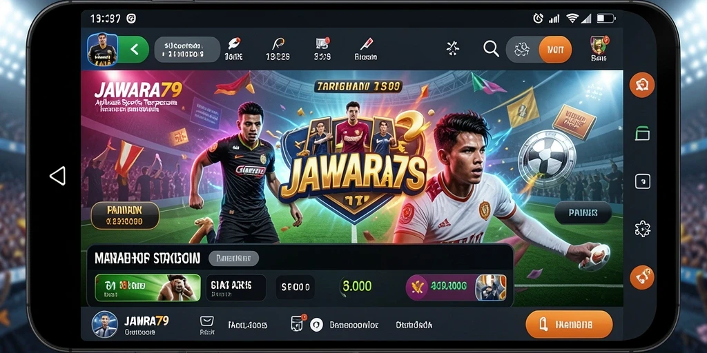 Tampilan gameplay <strong>JAWARA79</strong> dengan antarmuka yang menarik dan mudah digunakan.