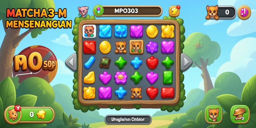 Tampilan gameplay seru dalam MPO303 yang penuh warna.
