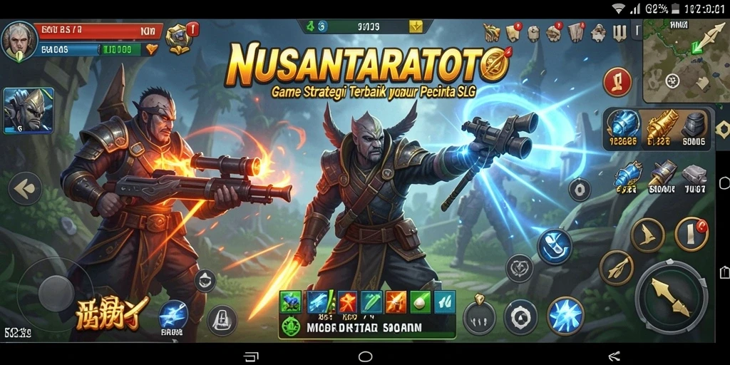Tampilan gameplay NUSANTARATOTO yang memukau dan strategis.