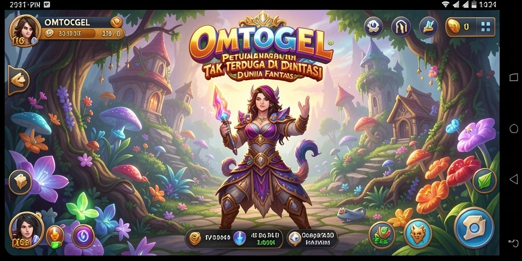Tampilan gameplay OMTOGEL yang menakjubkan dan penuh petualangan.