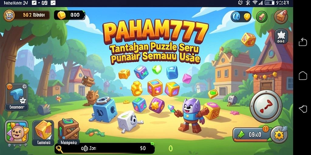 Gambaran gameplay menantang dari PAHAM777 untuk para pecinta Puzzle.