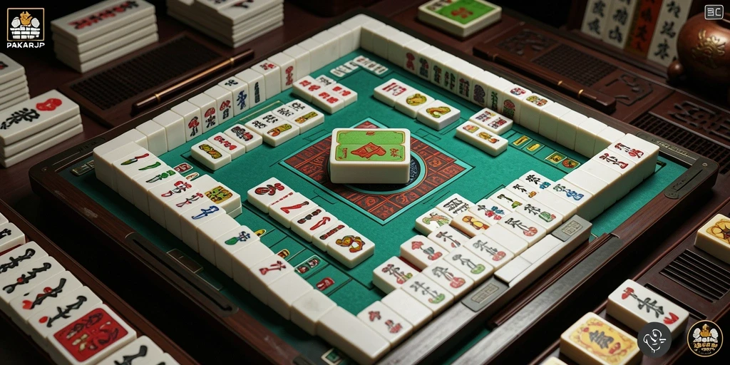 Screenshot utama PAKARJP menampilkan gameplay Mahjong yang menarik dan menantang.