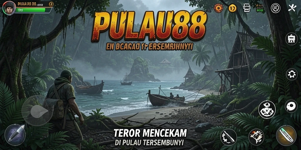 Tampilan menegangkan dari gameplay PULAU88 yang menghantui.