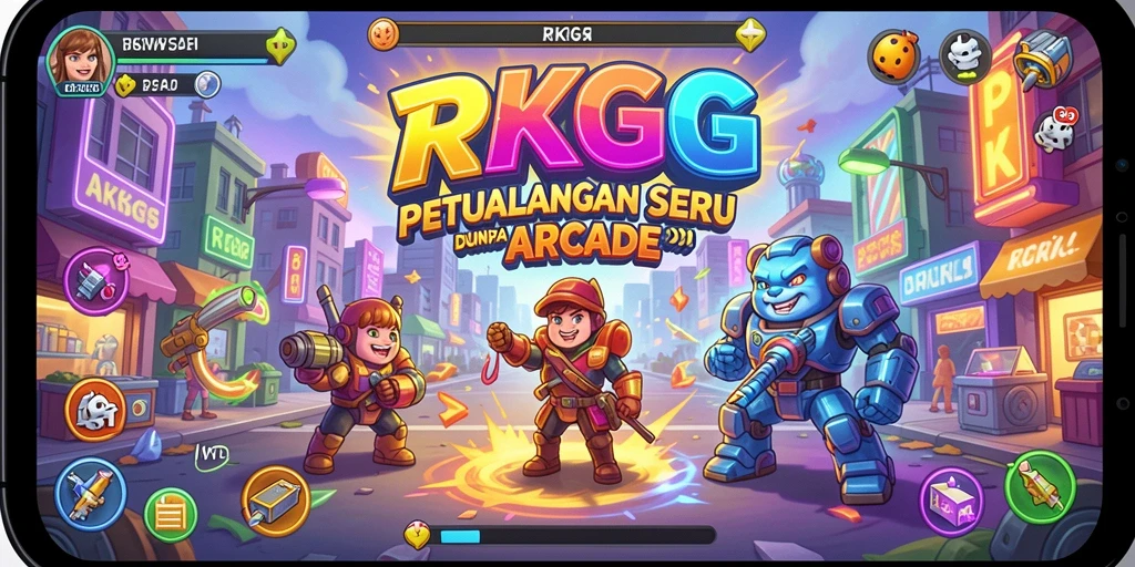 Tampilan gameplay yang dinamis dan menarik dalam RKGG.