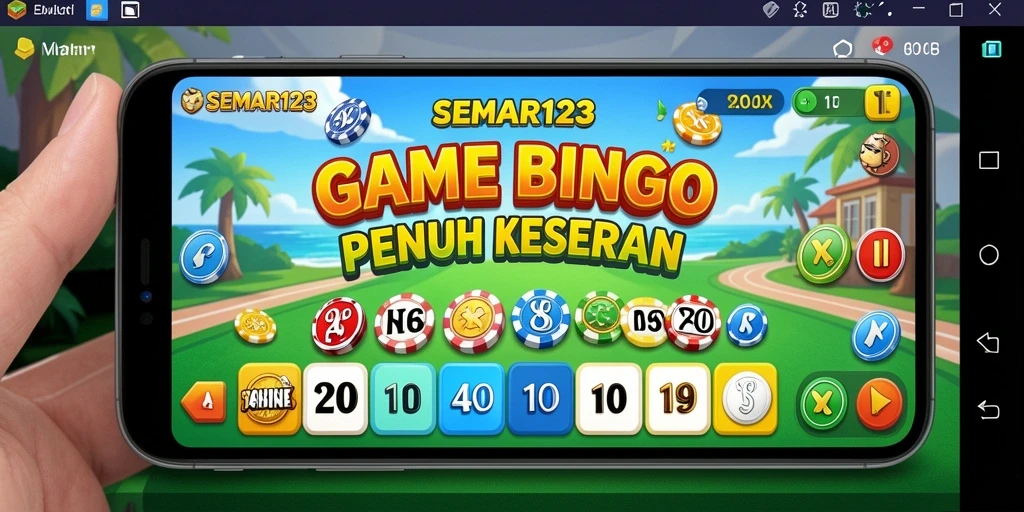Screenshot menunjukkan gameplay seru dalam permainan Bingo SEMAR123.