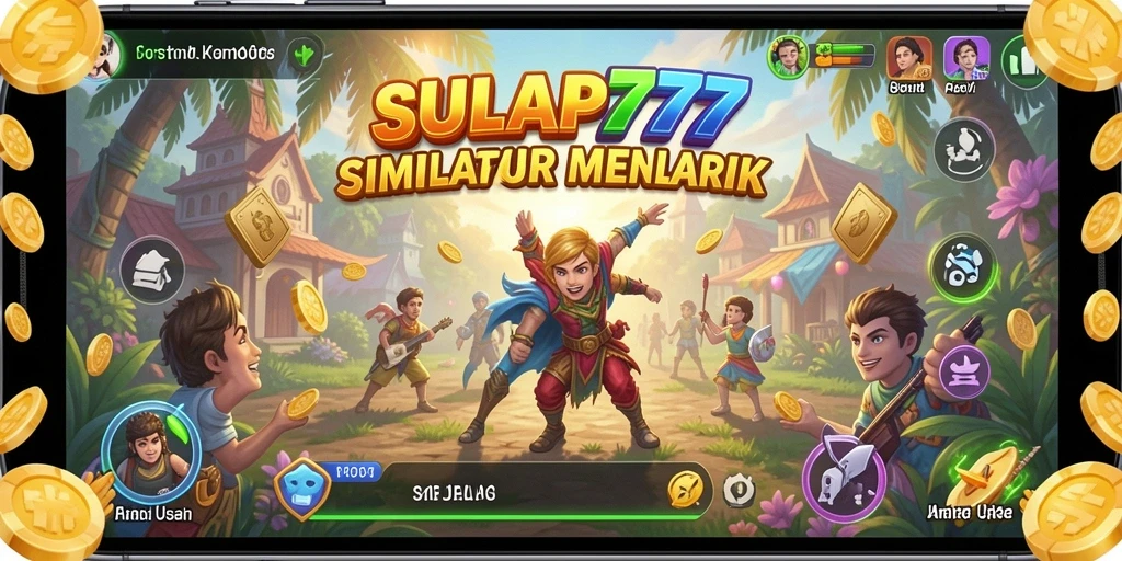 Tampilan gameplay SULAP777 yang menakjubkan dan interaktif.
