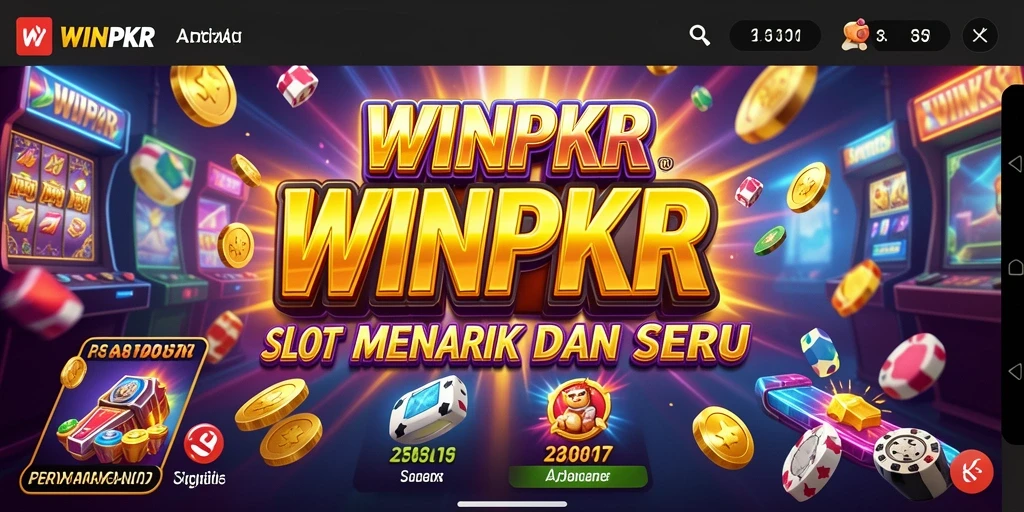 Tampilan gameplay seru dan imersif dalam WINPKR.